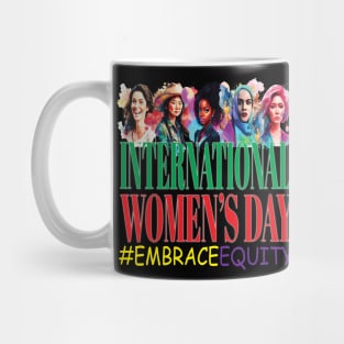 International Women's Day #EmbraceEquity Peace Equity Mug